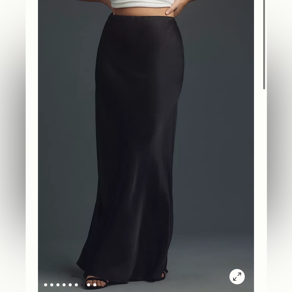 Anthropology the tilda maxi slip skirt